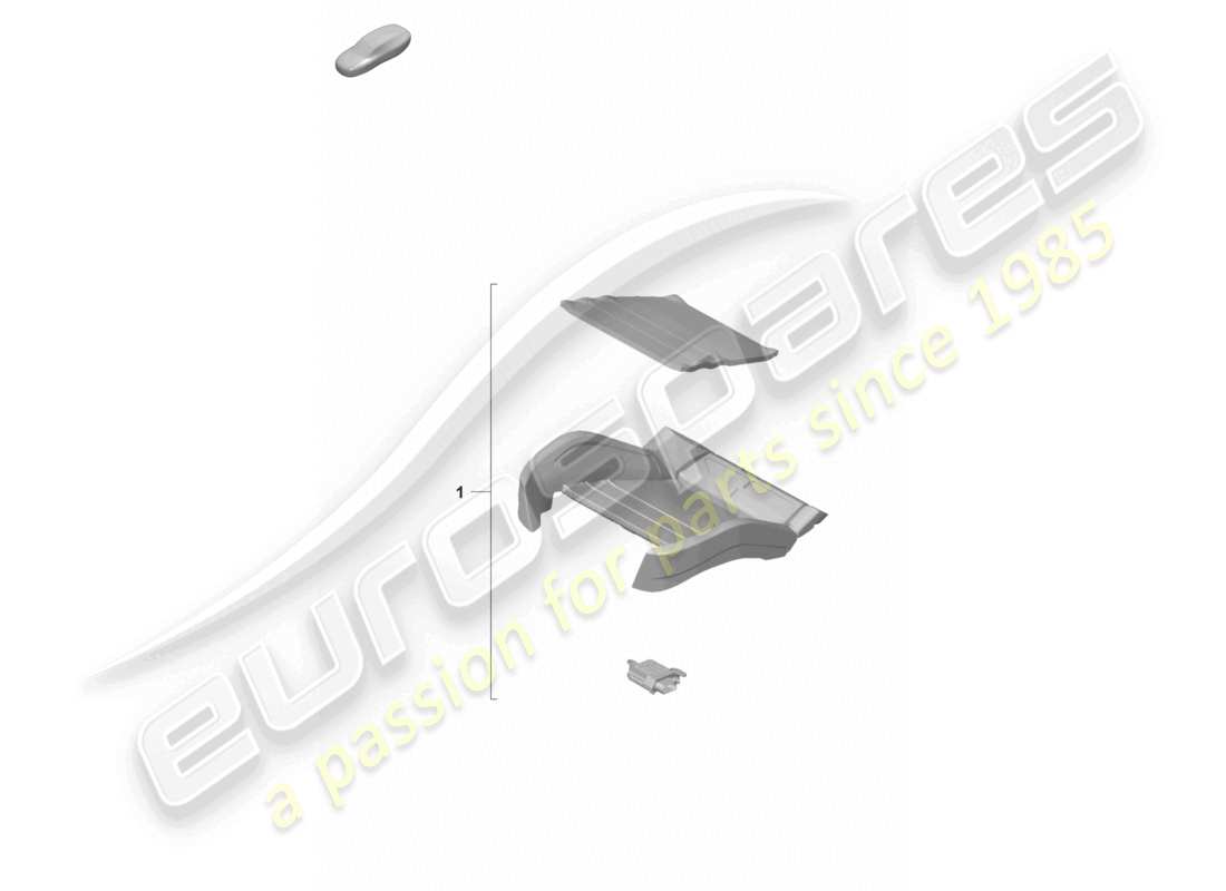 a part diagram from the porsche panamera parts catalogue