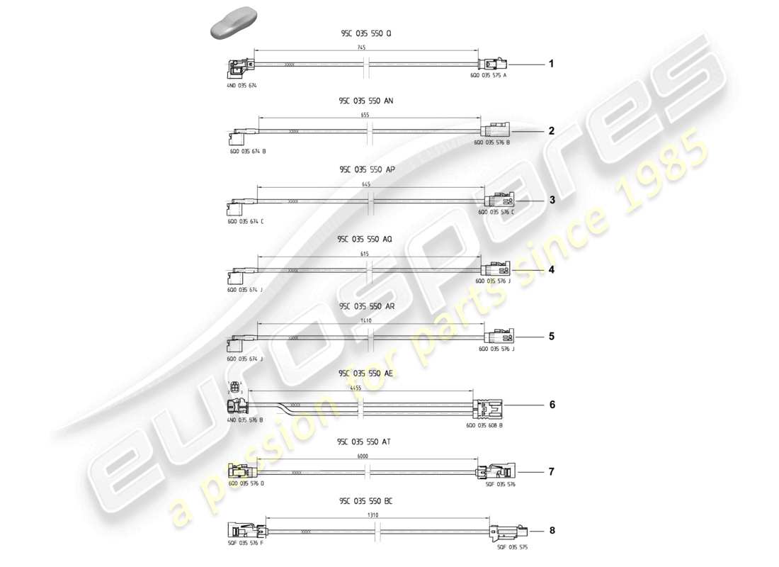 part diagram containing part number 95c035550ae