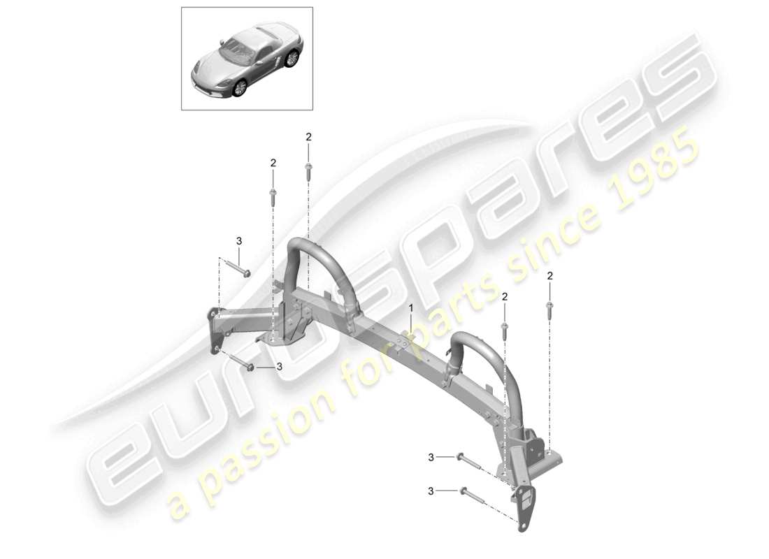 a part diagram from the porsche boxster parts catalogue