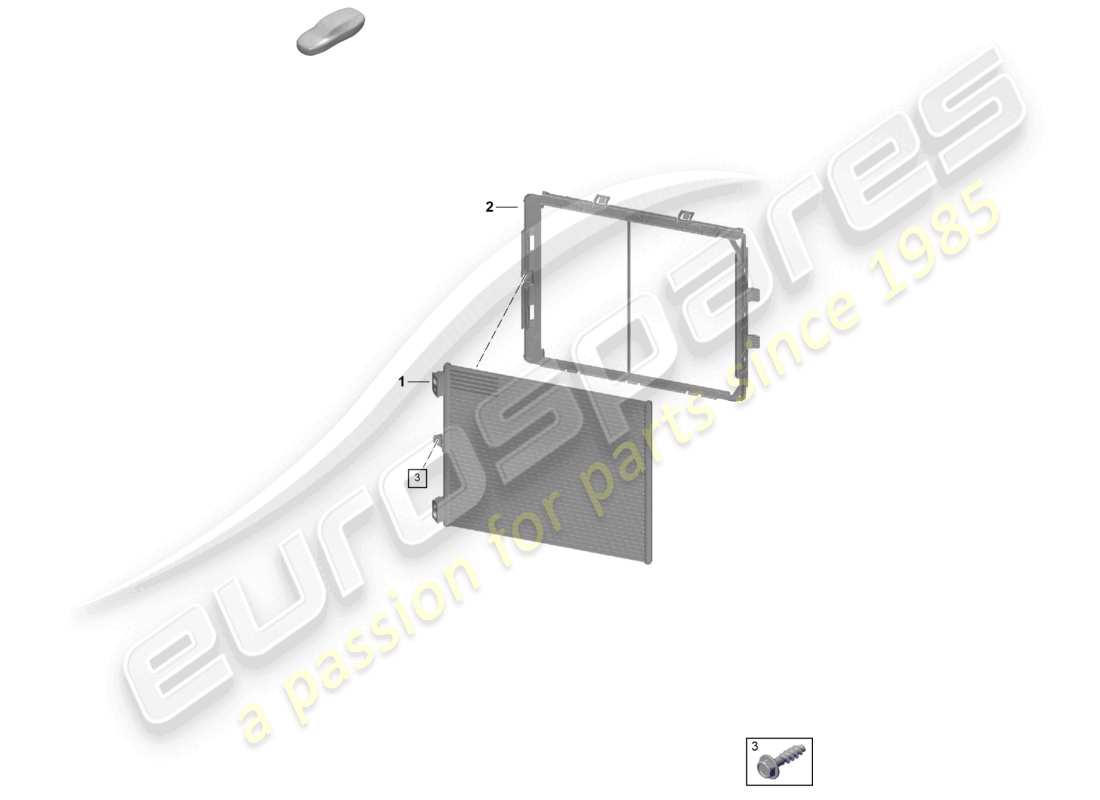 a part diagram from the porsche 992 parts catalogue