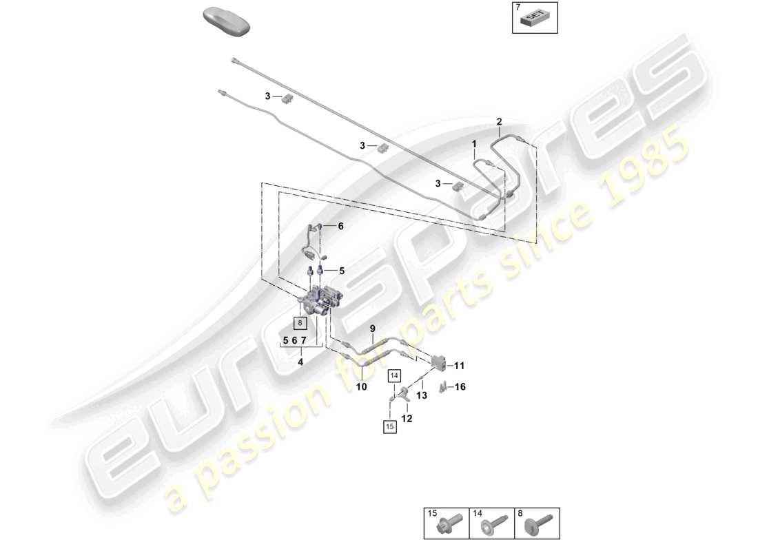 part diagram containing part number paf008387