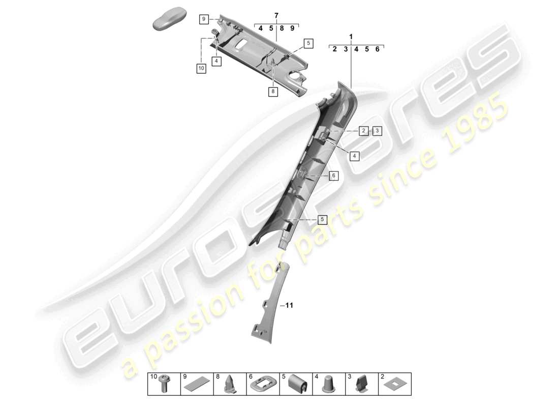 part diagram containing part number 992867441 ou6