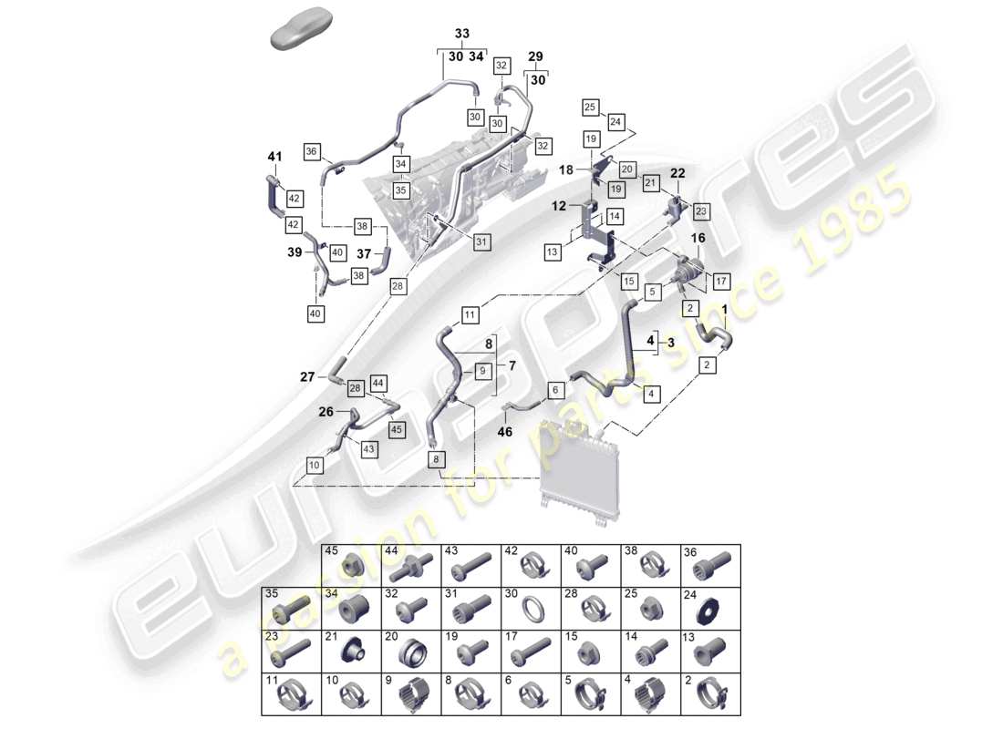 part diagram containing part number pab965567a
