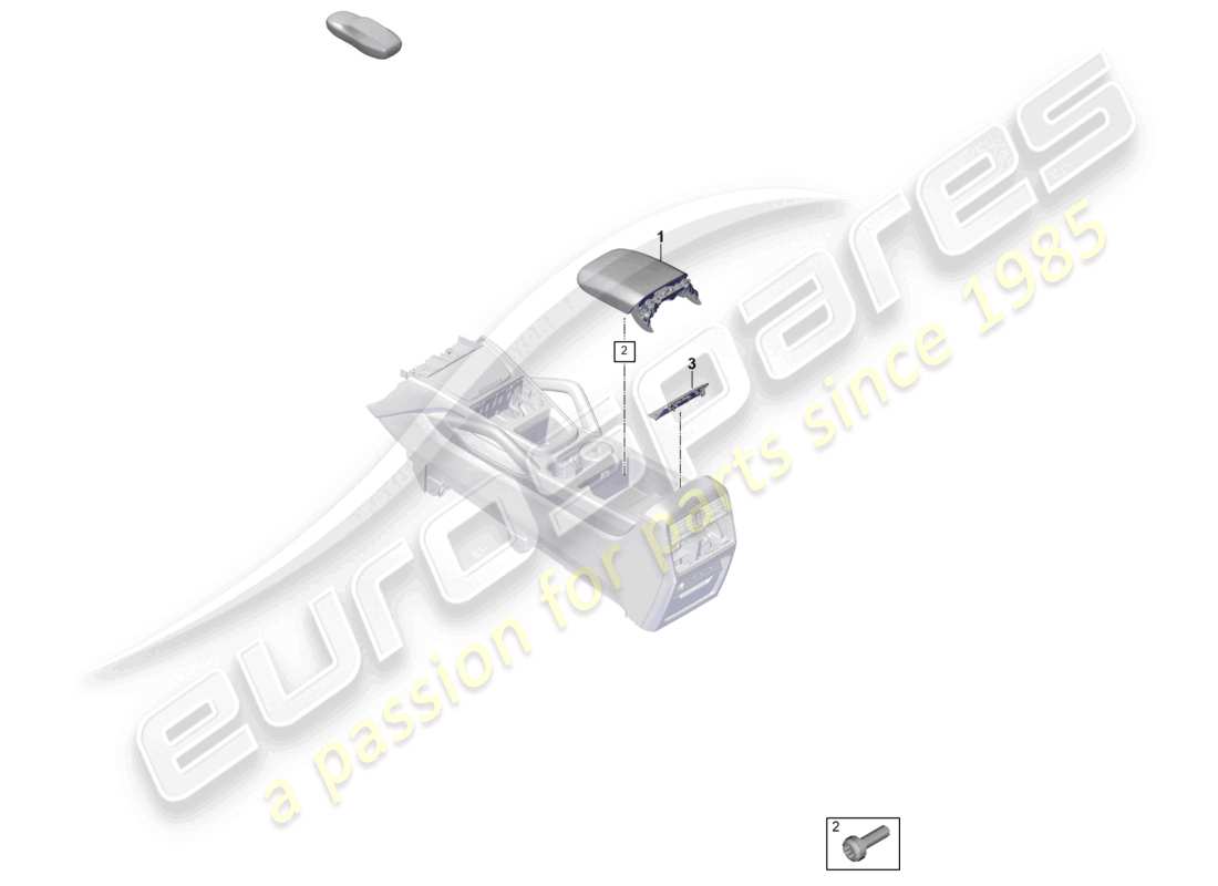 a part diagram from the porsche 2024 (cayenne e3 pa) parts catalogue