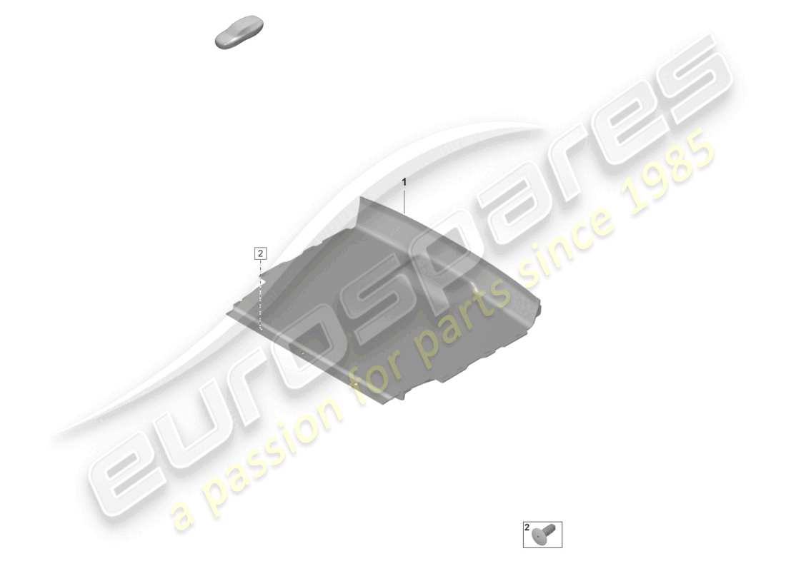 a part diagram from the porsche 992 parts catalogue
