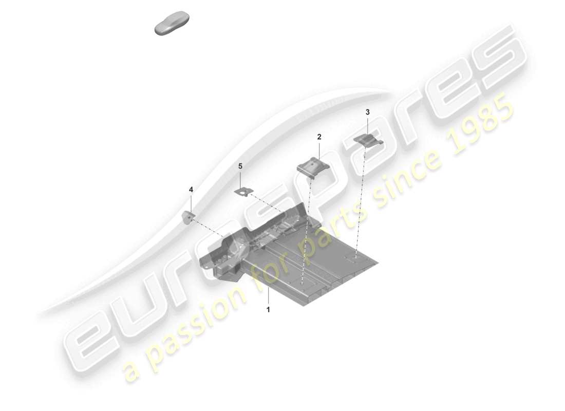 a part diagram from the porsche 2024 (992-1 gt3/rs/st) parts catalogue