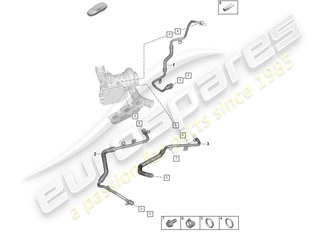 part diagram containing part number paf109006