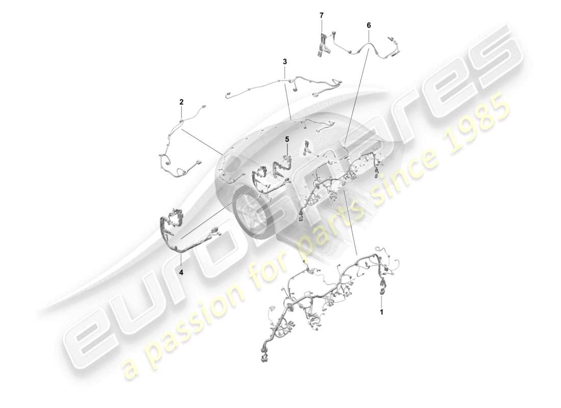a part diagram from the porsche cayman parts catalogue