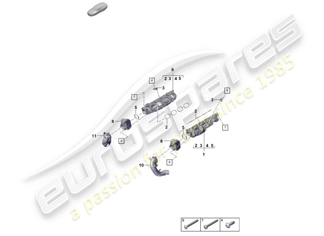 part diagram containing part number pab133201