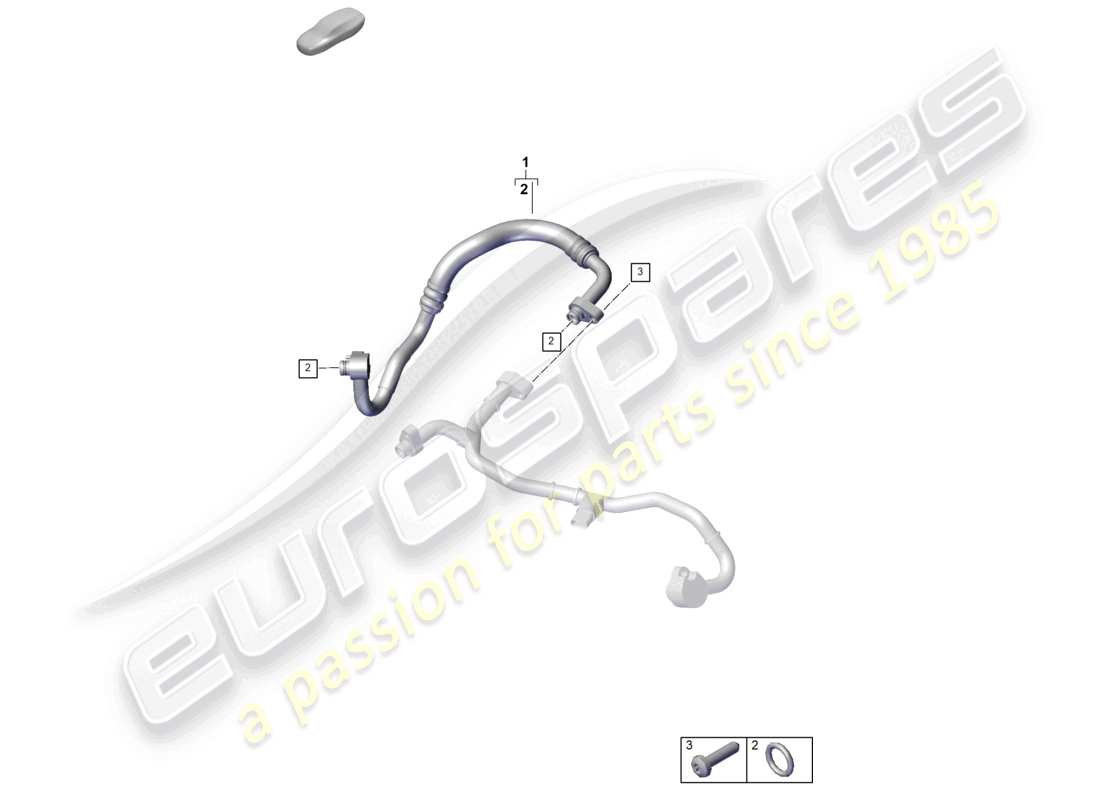 VIEW PARTS DIAGRAMS FROM THE PORSCHE 992 PARTS CATALOGUE a part diagram from the porsche 992 parts catalogue