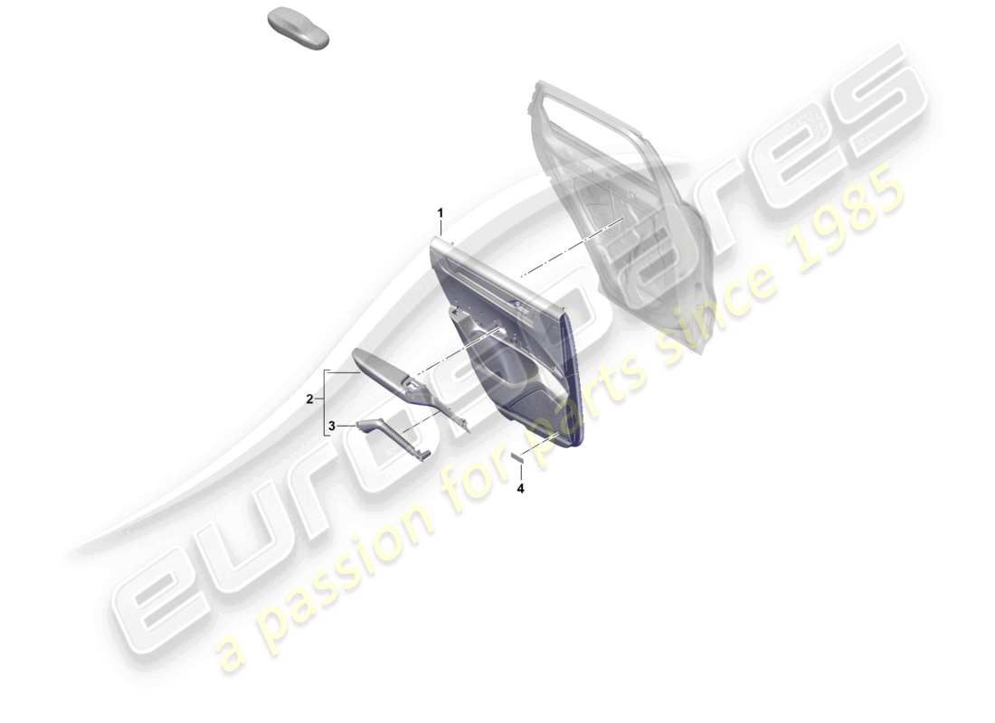 a part diagram from the porsche 2026 (cayenne e3 pa) parts catalogue