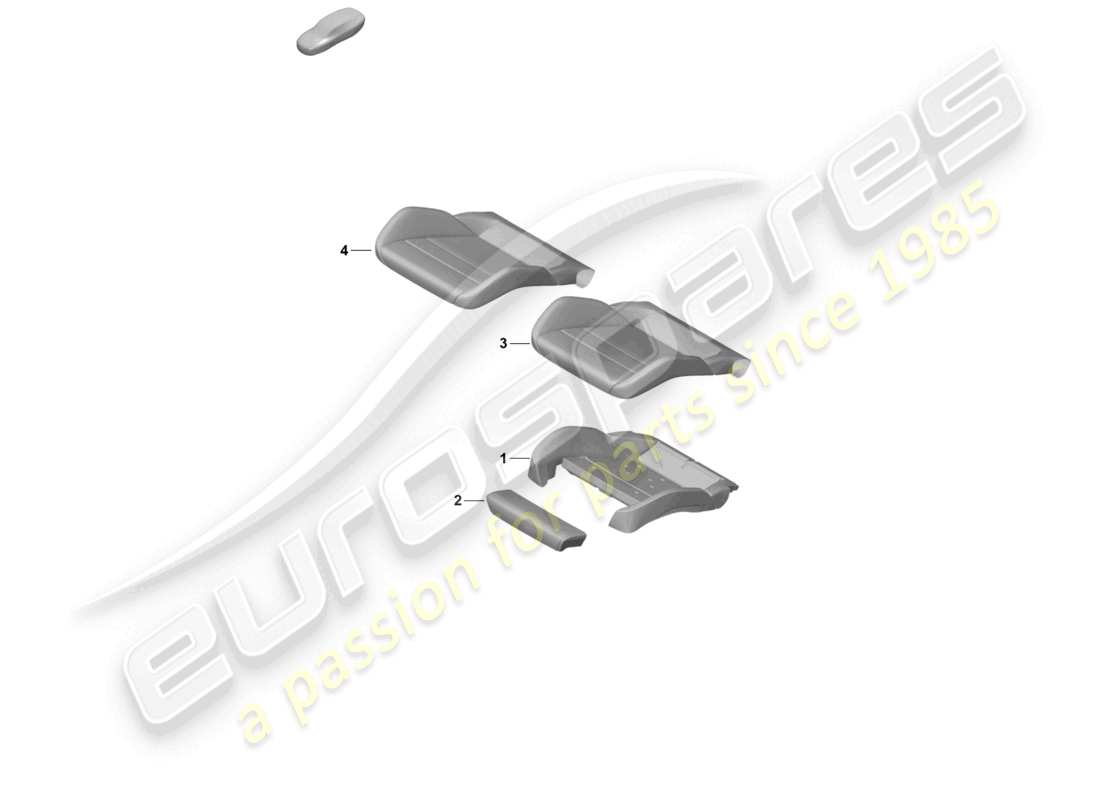 a part diagram from the porsche 992 parts catalogue