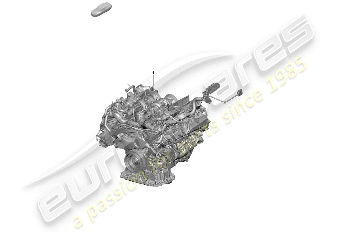 porsche 2024 (cayenne e3 pa) replacement engine (complete) part diagram
