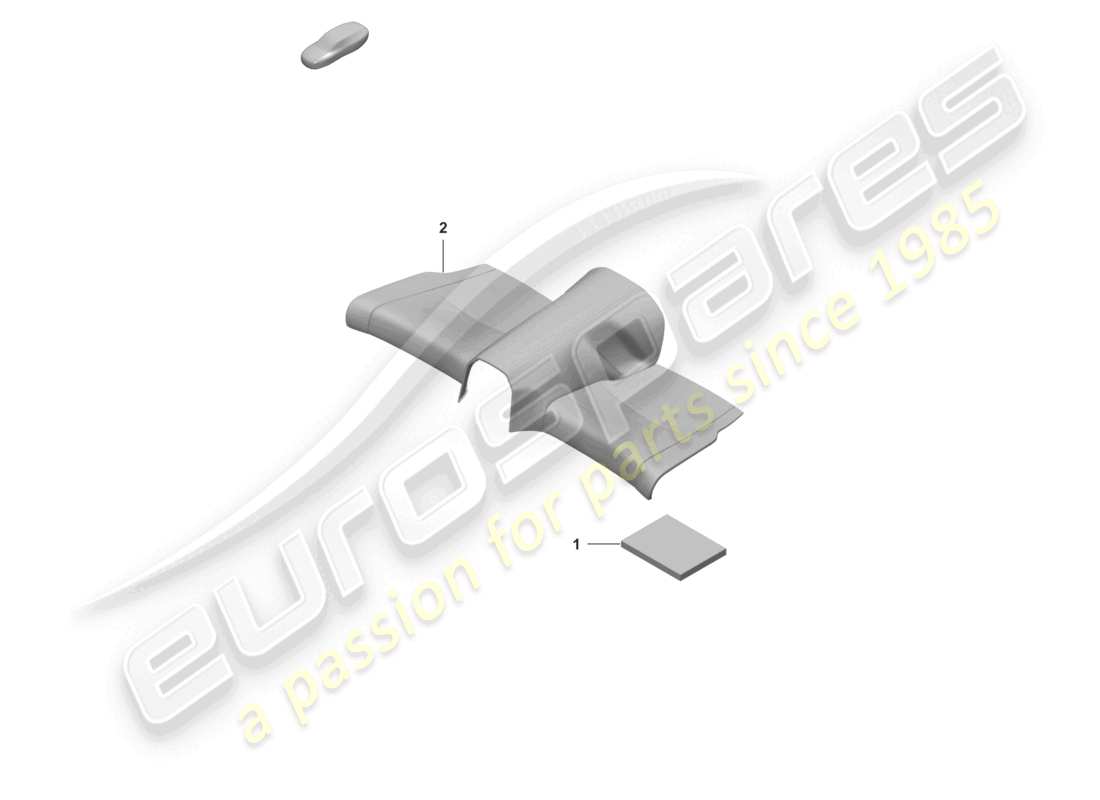 porsche 2026 (992-2 turbo / s) foam part seat cover special model 50 years turbo parts diagram