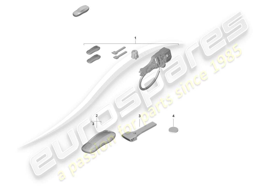 a part diagram from the porsche panamera parts catalogue