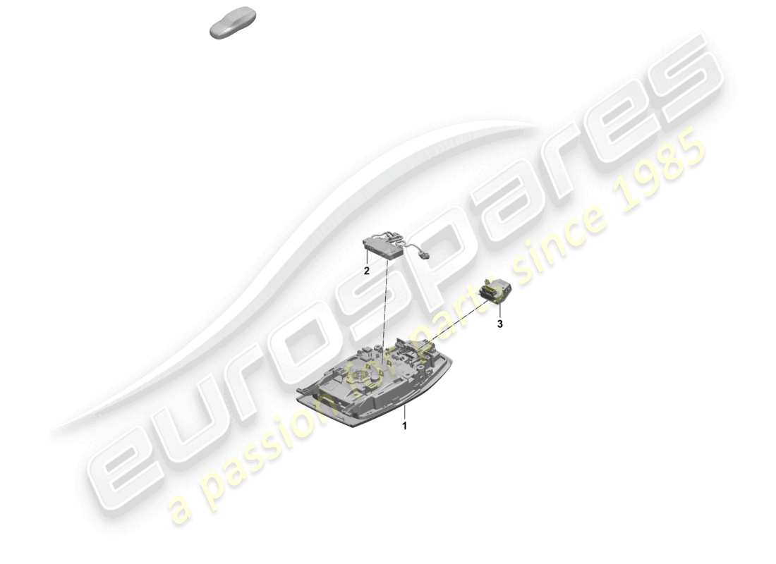 a part diagram from the porsche 2026 (macan-e) parts catalogue