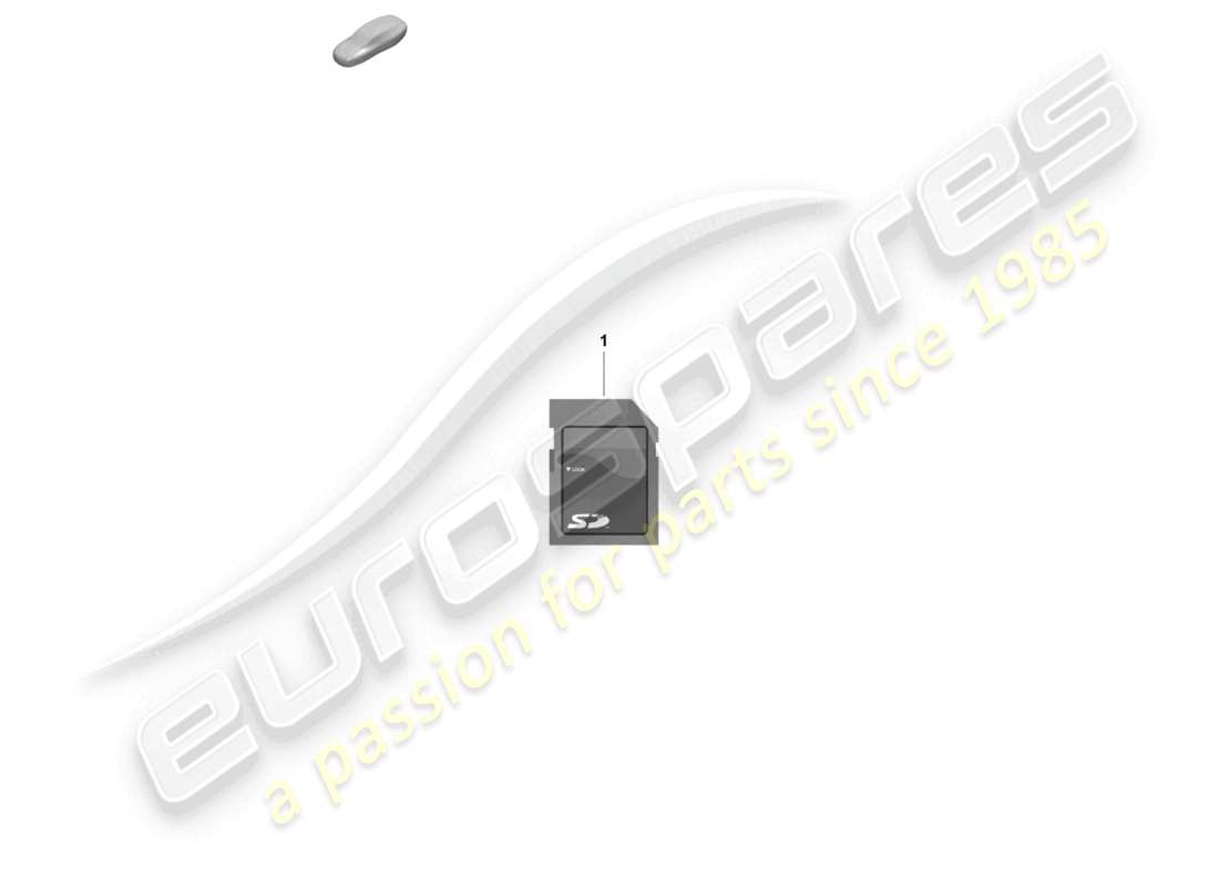 a part diagram from the porsche 2024 (718 boxster spyder) parts catalogue