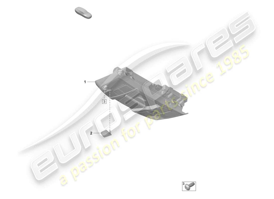 a part diagram from the porsche 2025 (992-2 gt3) parts catalogue