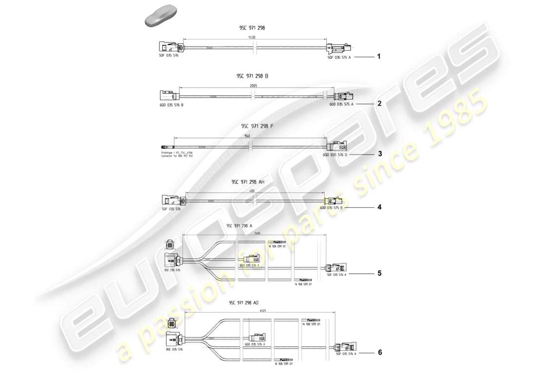a part diagram from the porsche macan parts catalogue