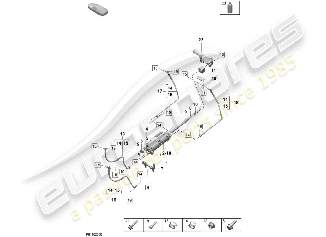 part diagram containing part number pad411881