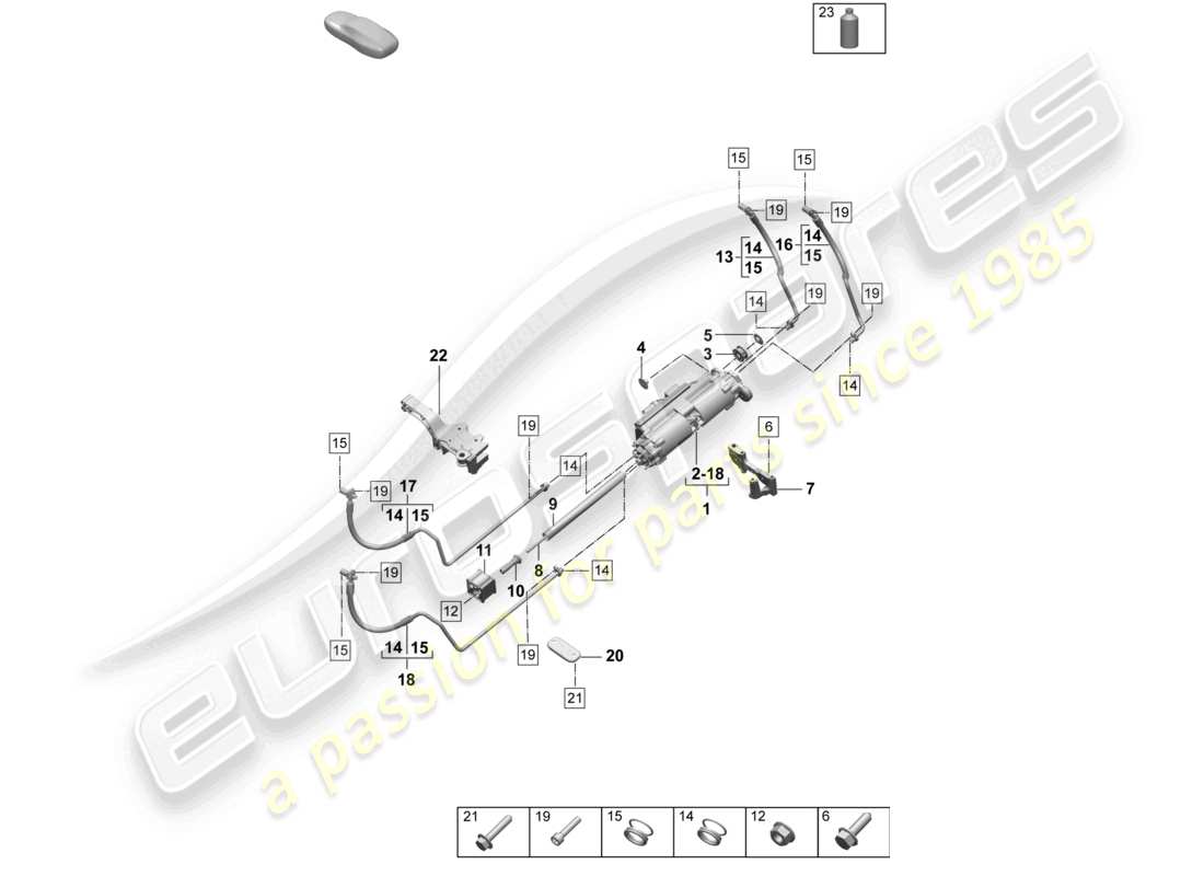 part diagram containing part number pad411881a