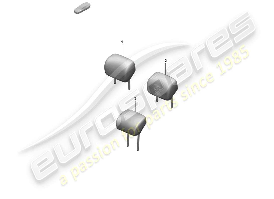 a part diagram from the porsche 2025 (taycan 9j1-2) parts catalogue