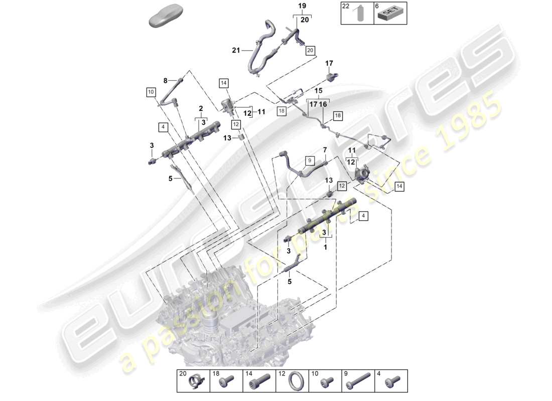 part diagram containing part number pac109311