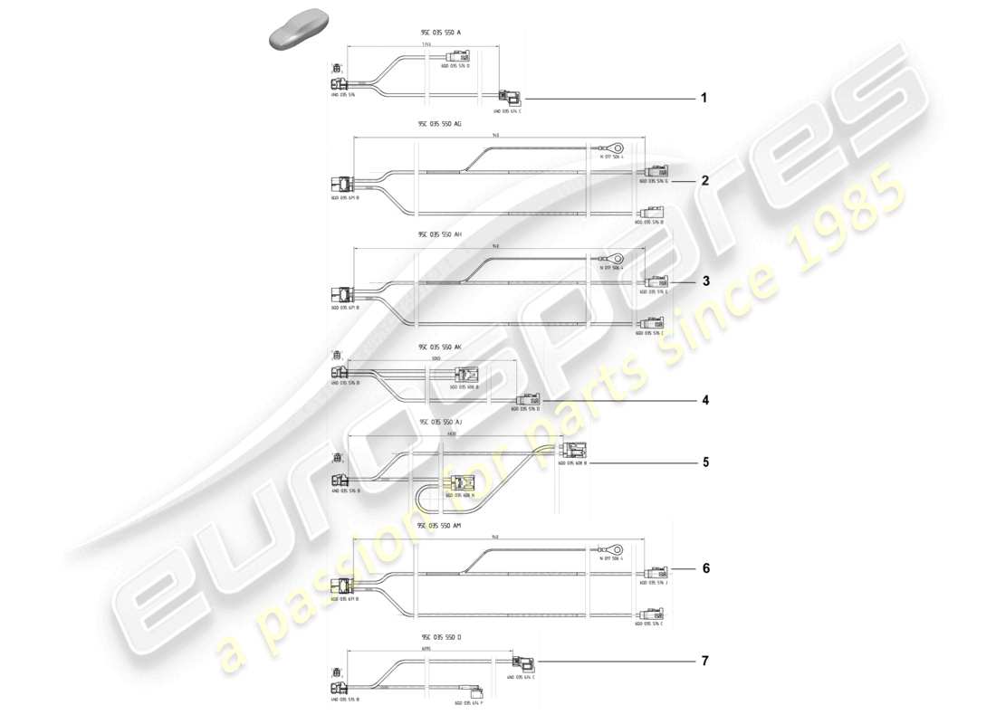 part diagram containing part number 95c035550ah