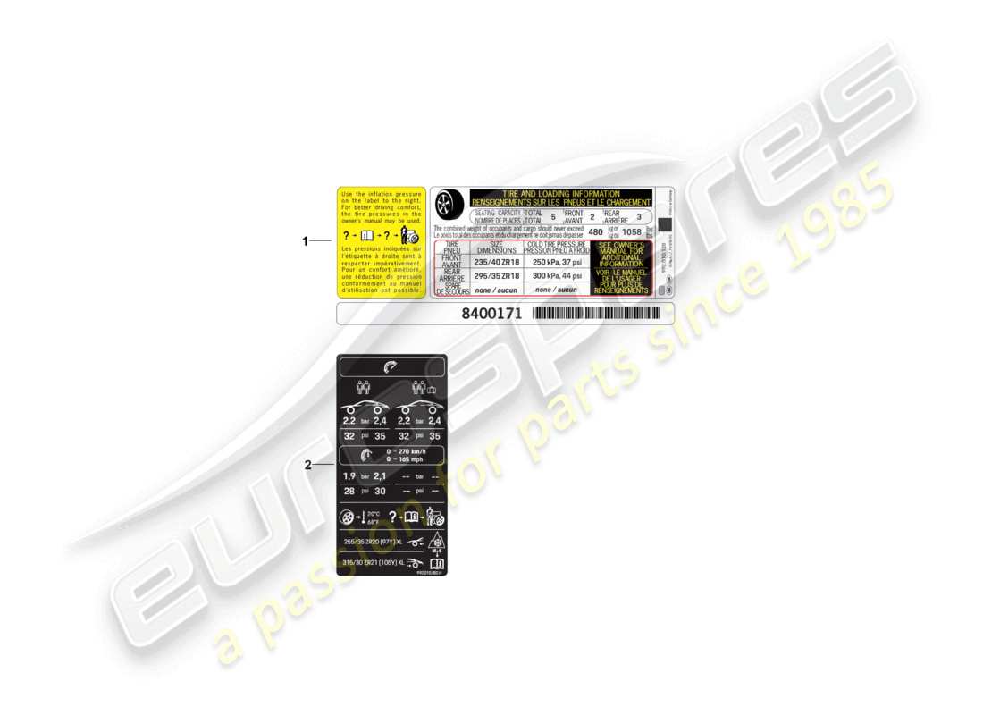 a part diagram from the porsche 992 parts catalogue