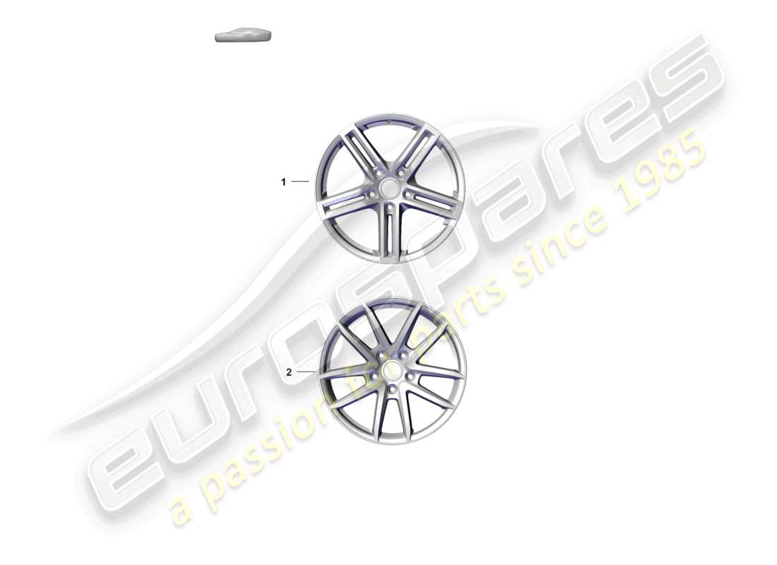 a part diagram from the porsche 2024 (panamera 976) parts catalogue