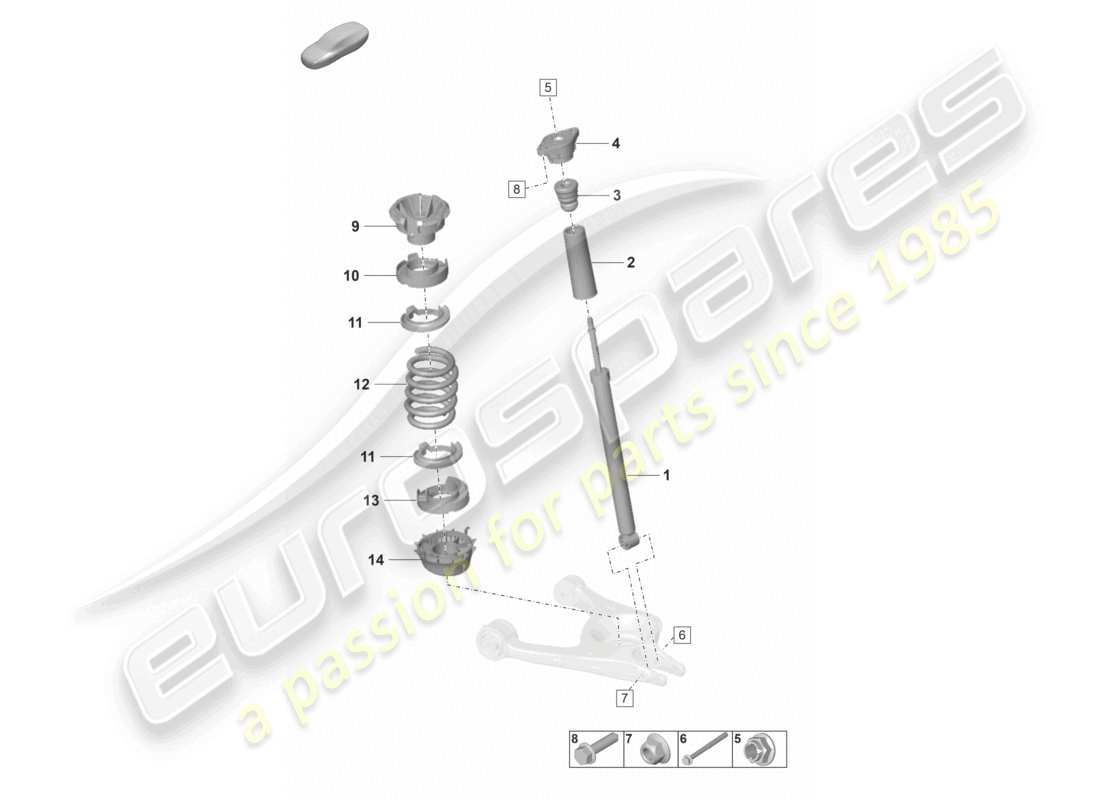 a part diagram from the porsche 2023 (panamera 971-2) parts catalogue