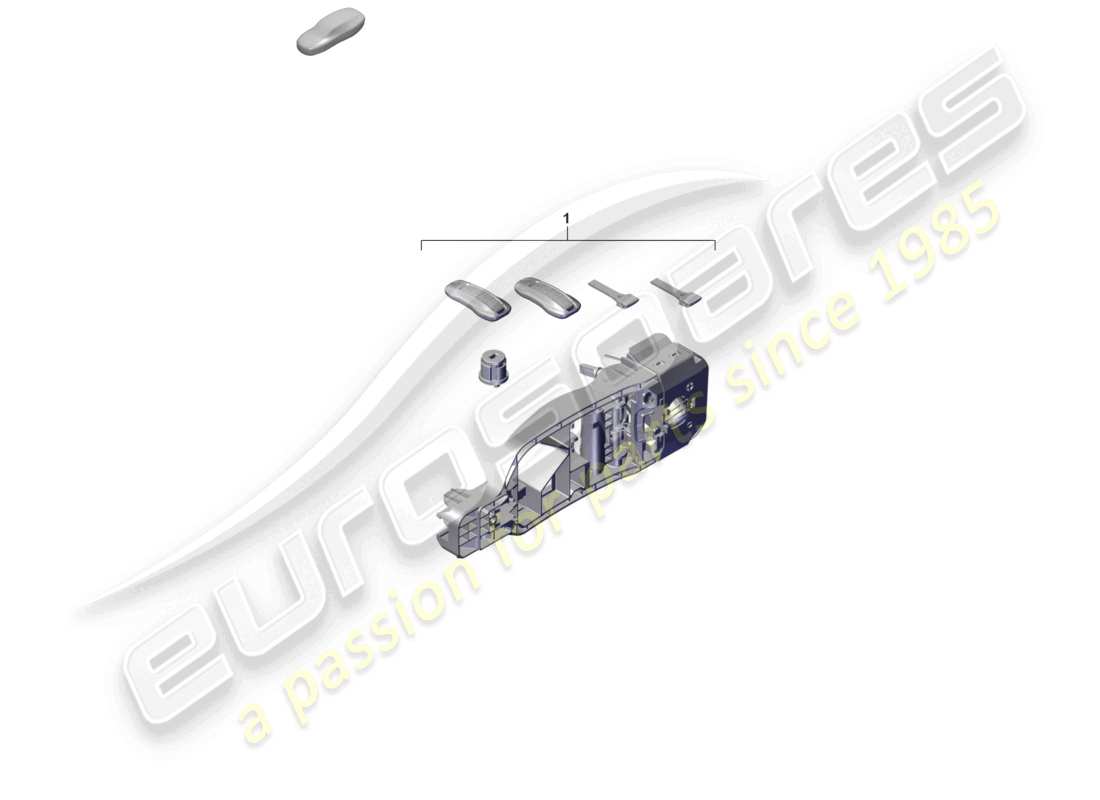 a part diagram from the porsche cayenne parts catalogue