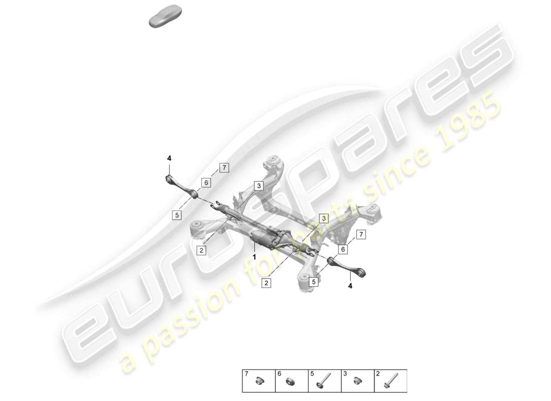 part diagram containing part number paf009398