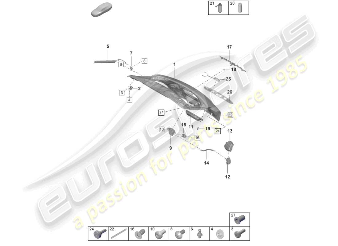 part diagram containing part number 971827044j 041