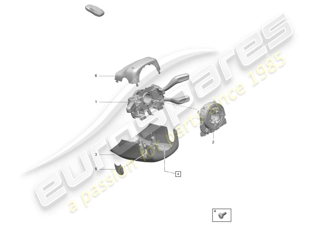 a part diagram from the porsche 2026 (718 boxster spyder) parts catalogue