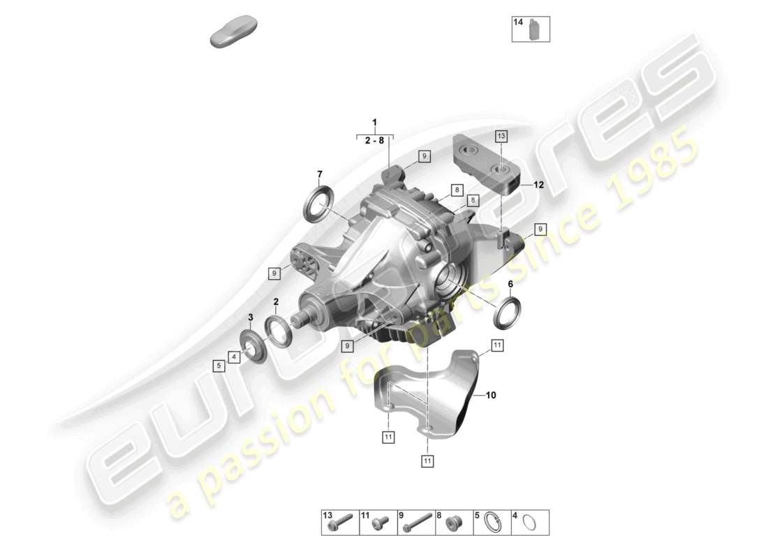 VIEW PARTS DIAGRAMS FROM THE PORSCHE PANAMERA PARTS CATALOGUE a part diagram from the porsche panamera parts catalogue