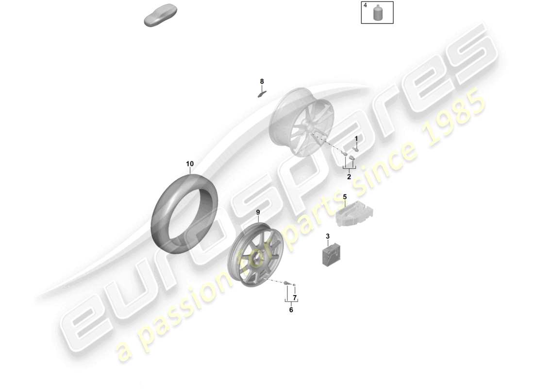a part diagram from the porsche 2026 (panamera 976) parts catalogue