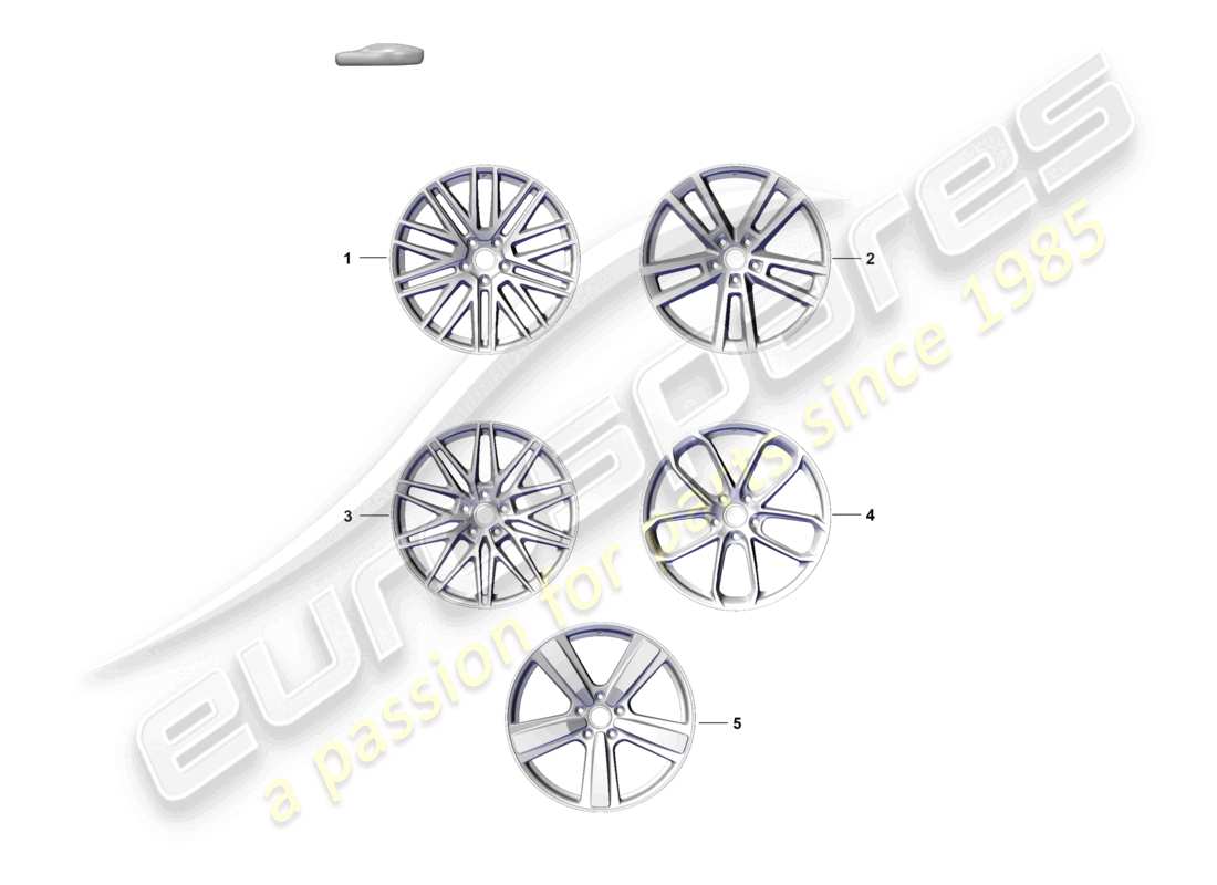 a part diagram from the porsche 2026 (cayenne e3 pa) parts catalogue