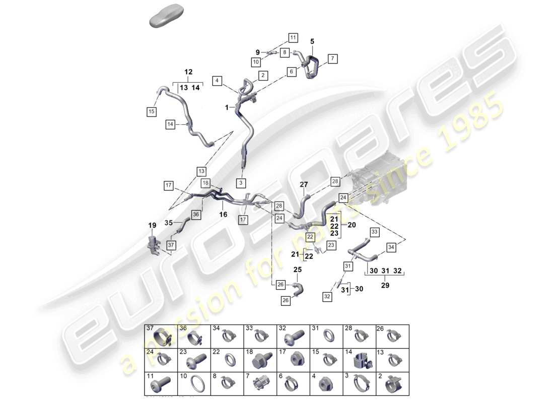 part diagram containing part number pab145948a