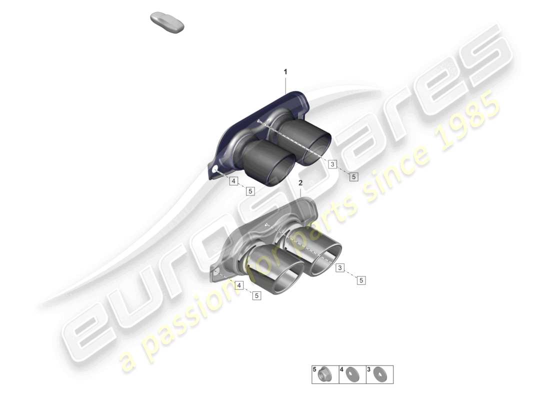 VIEW PARTS DIAGRAMS FROM THE PORSCHE 992 PARTS CATALOGUE a part diagram from the porsche 992 parts catalogue