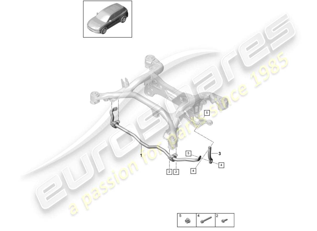 a part diagram from the porsche 2024 (cayenne e3 9ya/9yb) parts catalogue