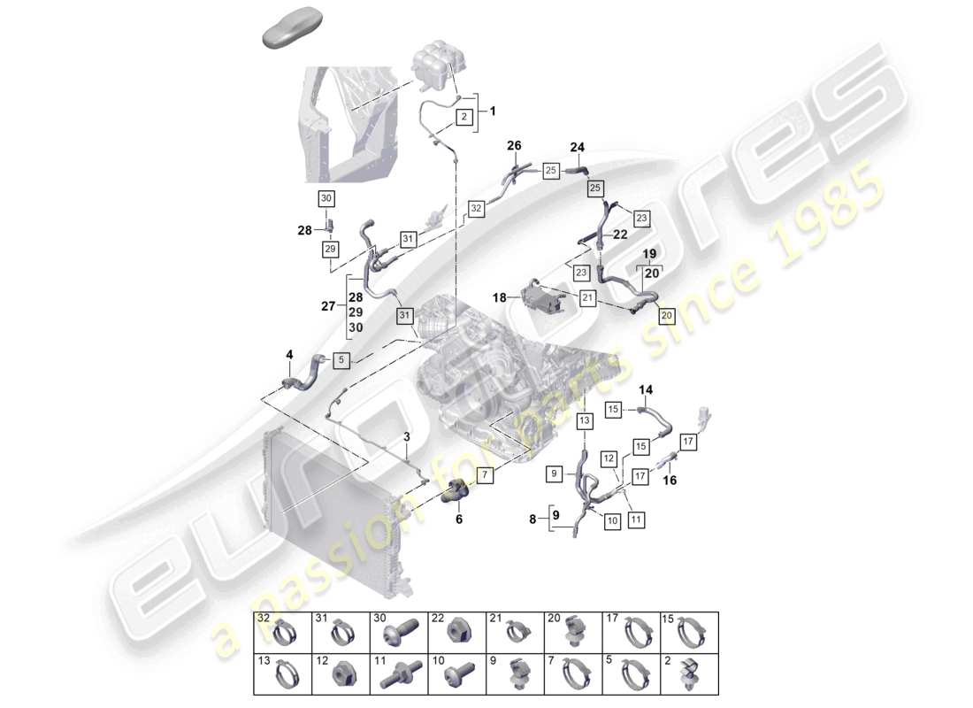 part diagram containing part number pab12148550