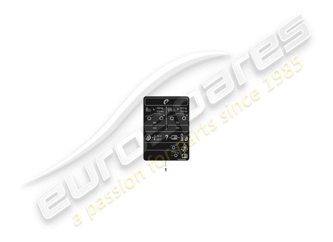 a part diagram from the porsche 2024 (macan-e) parts catalogue