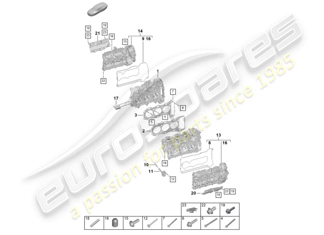 part diagram containing part number paf008647