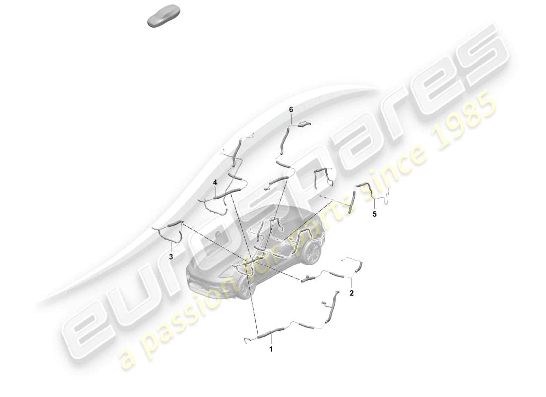 part diagram containing part number pac974419b