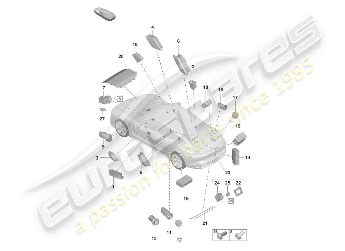 part diagram containing part number 971959832c 6n3