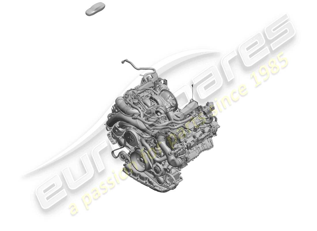 a part diagram from the porsche 2024 (cayenne e3 pa) parts catalogue