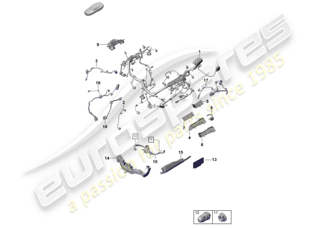part diagram containing part number pab97182130
