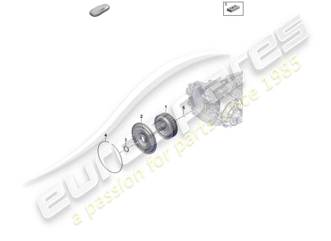 a part diagram from the porsche 2022 (992-1) parts catalogue