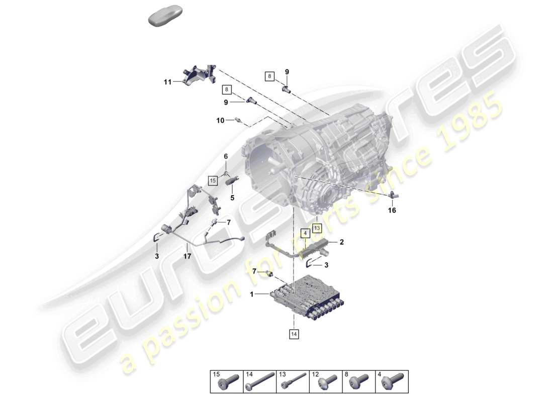 VIEW PARTS DIAGRAMS FROM THE PORSCHE 992 PARTS CATALOGUE a part diagram from the porsche 992 parts catalogue